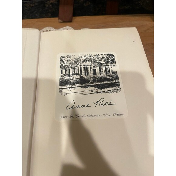 The Queen Of The Damned - Anne Rice signed card - First Edition - Picture 5 of 10